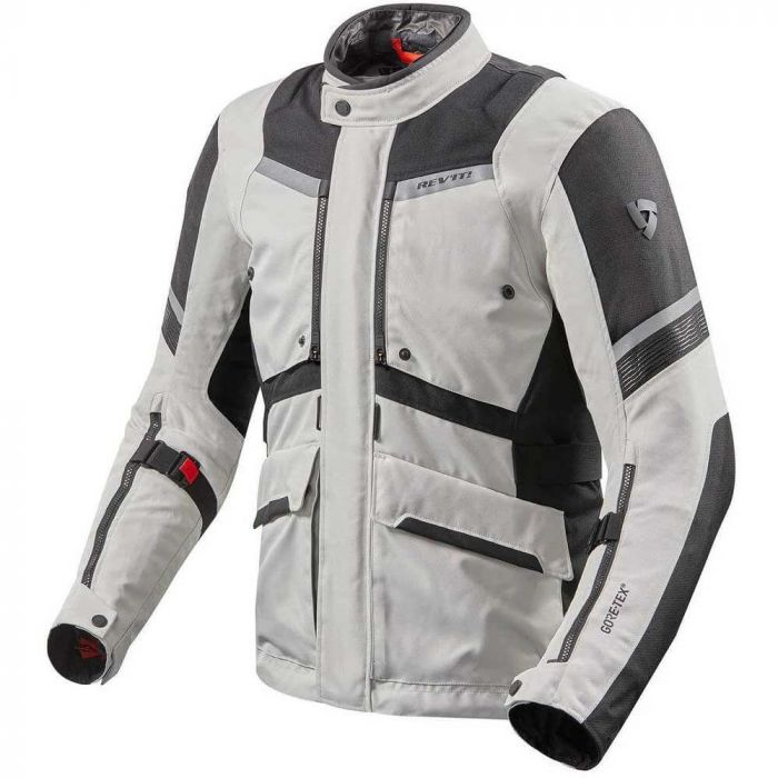 silver motorcycle jacket