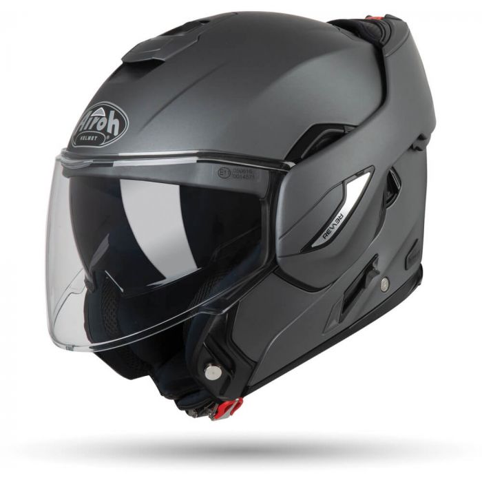 M Color ANTHRCITE MATT Airoh Unisexs REV 19 Helmet