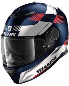 Shark Spartan 1.2 Strad Matt Black/White/Red BWR