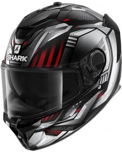 Shark Spartan GT Replikan Matt Black/Chrome/Silver KUS