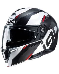 I90 DAVAN NERO GIALLO FLUO CASCO MODULARE HJC - Motorrace