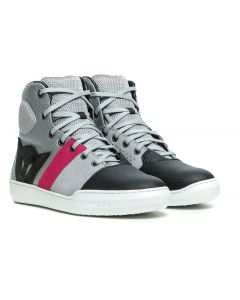 Dainese York Air Lady Shoes Light Grey/Coral T11