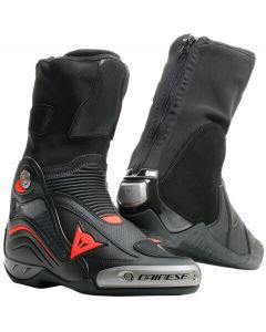 Dainese Axial D1 Air Boots Black/Fluo Red 628