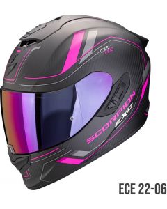 Scorpion EXO-1400 EVO 2 AIR Carbon Mirage Matt Black/Pink