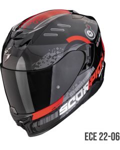 Scorpion EXO-520 EVO AIR Titan Metal Black/Red