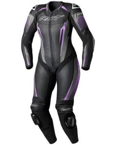 RST RST Suit TracTech Evo 5 Ladies Leather Suit Black/Fuchsia/Grey