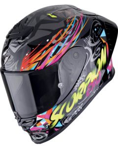 Scorpion EXO-R1 EVO II AIR Savage Black/Blue/Pink