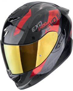 Scorpion EXO-1400 EVO 2 AIR Carbon Platted Black/Red