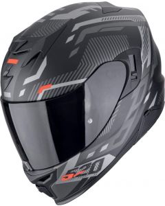 Scorpion EXO-520 EVO AIR Ranka Matt Black/Silver/Red