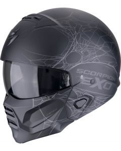 Scorpion EXO-Combat II Spiderweb Matt Black/Silver