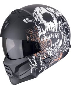 Scorpion EXO-Combat II Genesis Matt Black/White/Gold