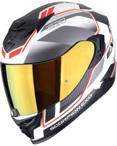 Scorpion EXO-520 EVO AIR Lena Matt White/Silver/Red