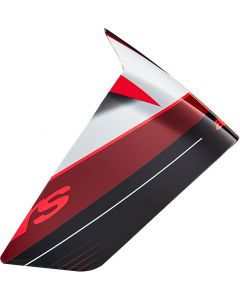 Alpinestars S-R10 Team Race Spoiler Black Carb Red White Glossy