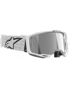 Alpinestars Vision 8 Corp Goggle White/Mirror Silver