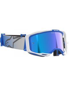 Alpinestars Vision 8 Corp Goggle Blue/White/Mirror Blue