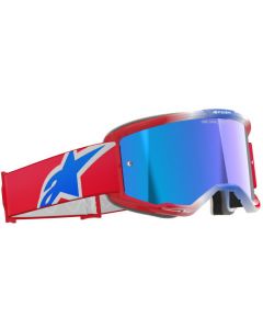 Alpinestars Vision 5 Corp Goggle Red/White/Blue/Mirror Blue