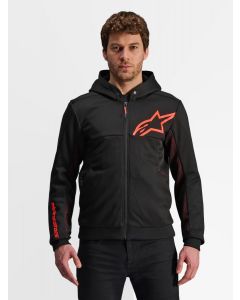Alpinestars Chrome Air Sport Hoodie Black Red Fluo 1030