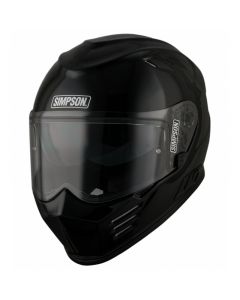 Casco SIMPSON Veleno Ghost Visiera Blu Specchio Iridium Pinlock Pronto UK 