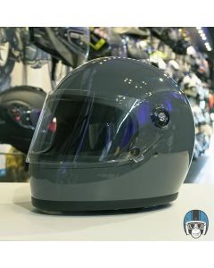 Integralhelm Gringo S Biltwell Gloss Storm Grey Grey Grey Double Homologation ECE /& DOT America Helm Biker Custom Vintage Retro Jahr 70 2XL grau Europa