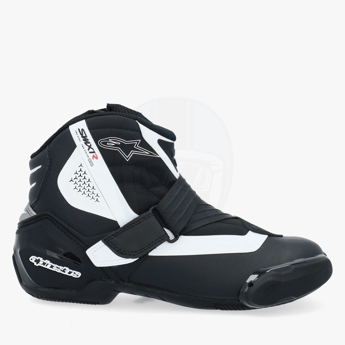 Alpinestars SMX-1 R v2バイクシューズ 黒/白 Alpinestars SMX-1 R V2 Shoes White 12 - Worldwide Shipping!