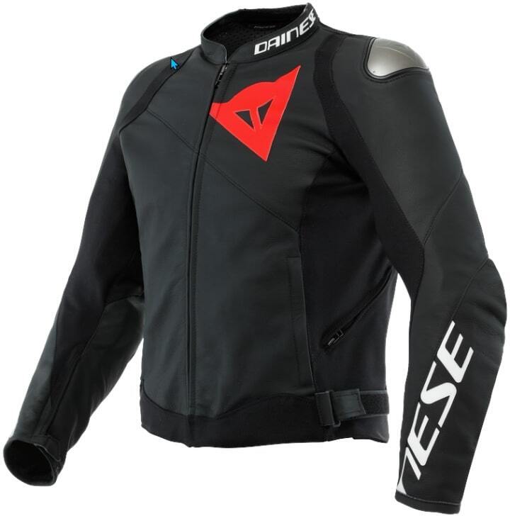ダイネーゼDainese SPORTIVA LEATHER JACKET 92C Dainese Sportiva Leather Jacket Black Matt 92C - Worldwide