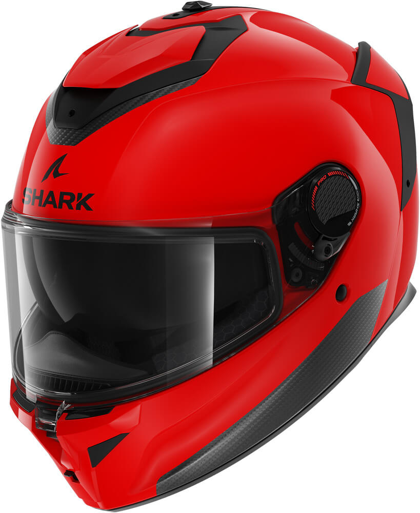 Shark Spartan GT Pro Blank Red RED