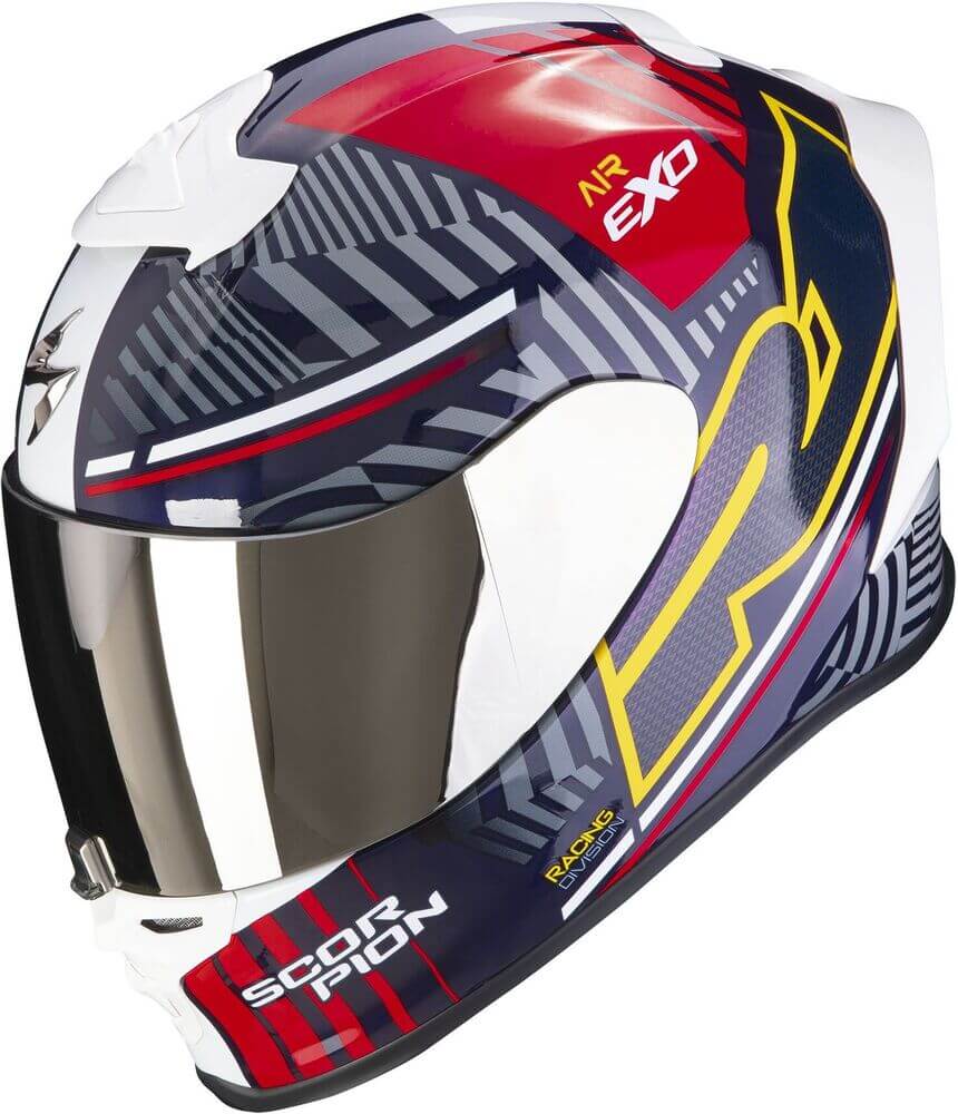 Scorpion EXO-R1 EVO AIR Victory Red/Blue/Yellow