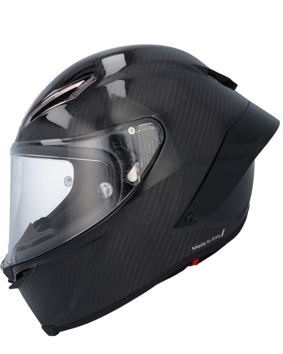 AGV PISTA GP RR IRIDIUM CARBON 保護フイルム等済 AGV Pista GP RR Carbon Iridium Helmet - RevZilla
