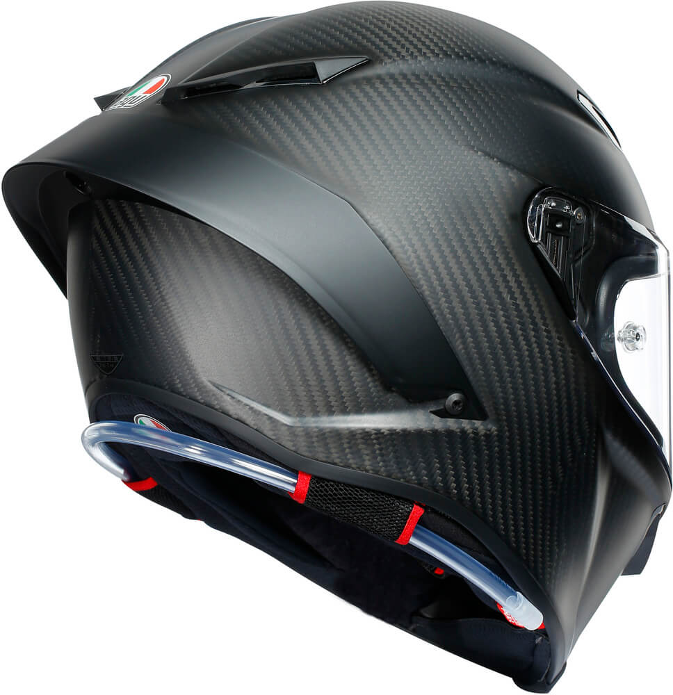 AGV PISTA GP RR アジアンフィット MATT CARBON AGV Pista GP RR Matte Carbon Helmet - Sportbike Track Gear