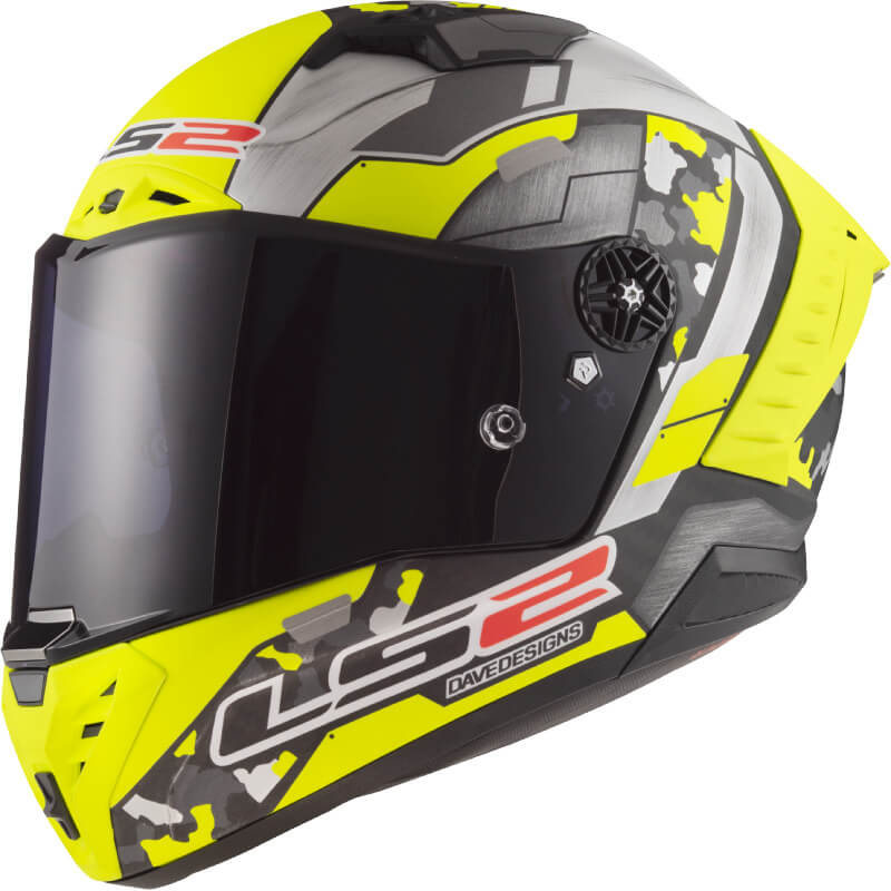 LS2 FF805 Thunder Carbon Space Fluo Yellow Grey