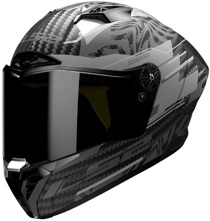 LS2 FF805 Thunder Carbon Gp Aero Polar Mat Black