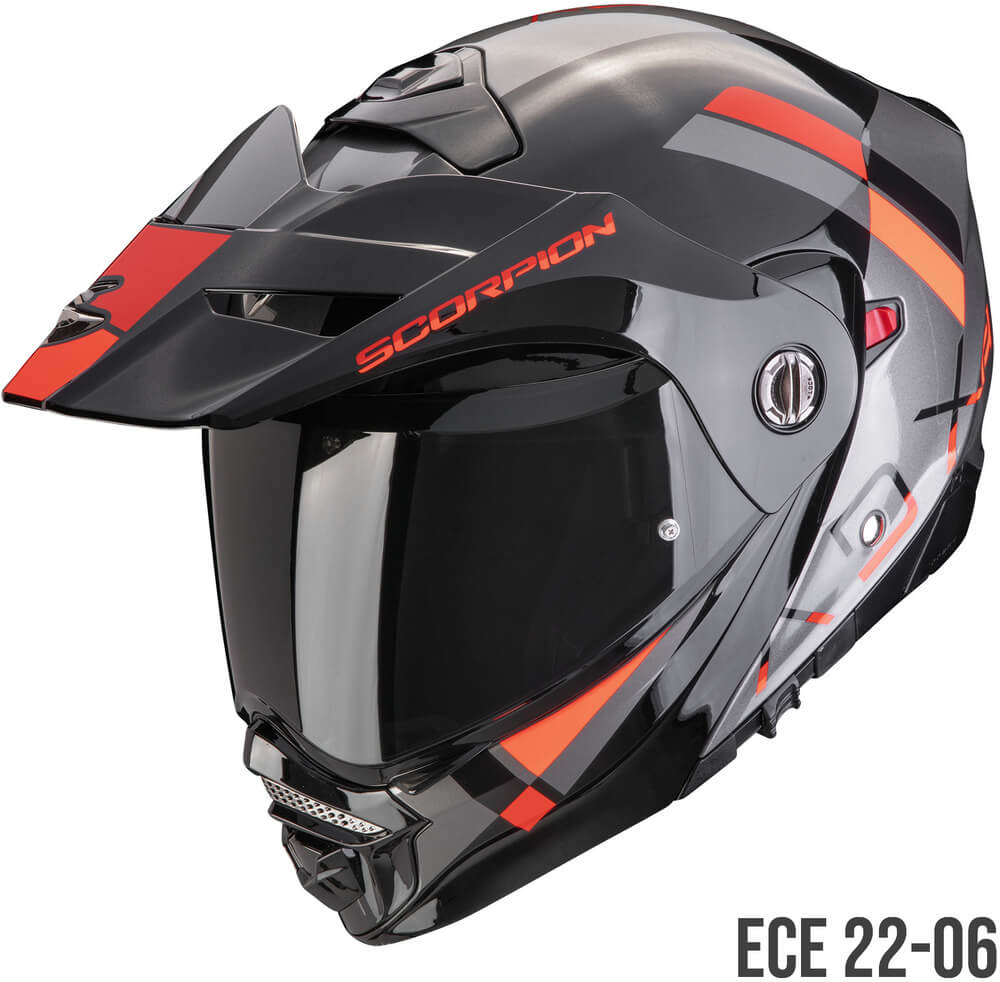 Scorpion ADX-2 Galane Silver/Black/Red