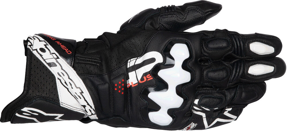 Alpinestars GP Plus R V3 Leather Gloves Black White 12
