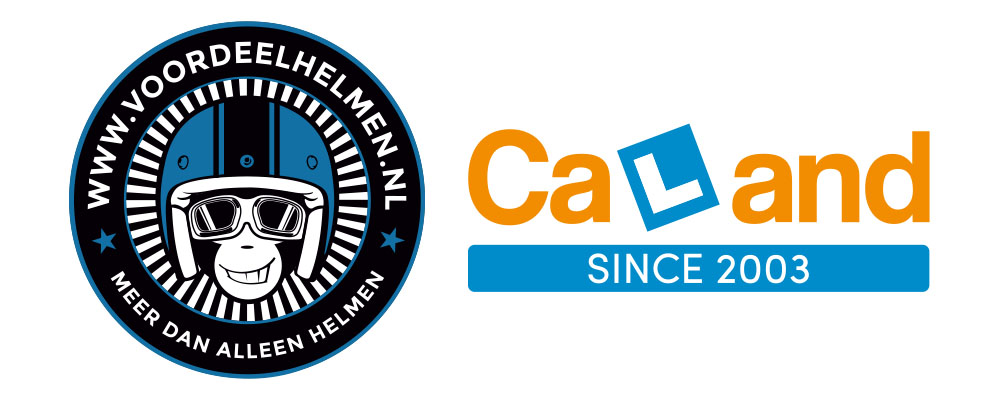 Voordeelhelmen Amsterdam & Caland logo's