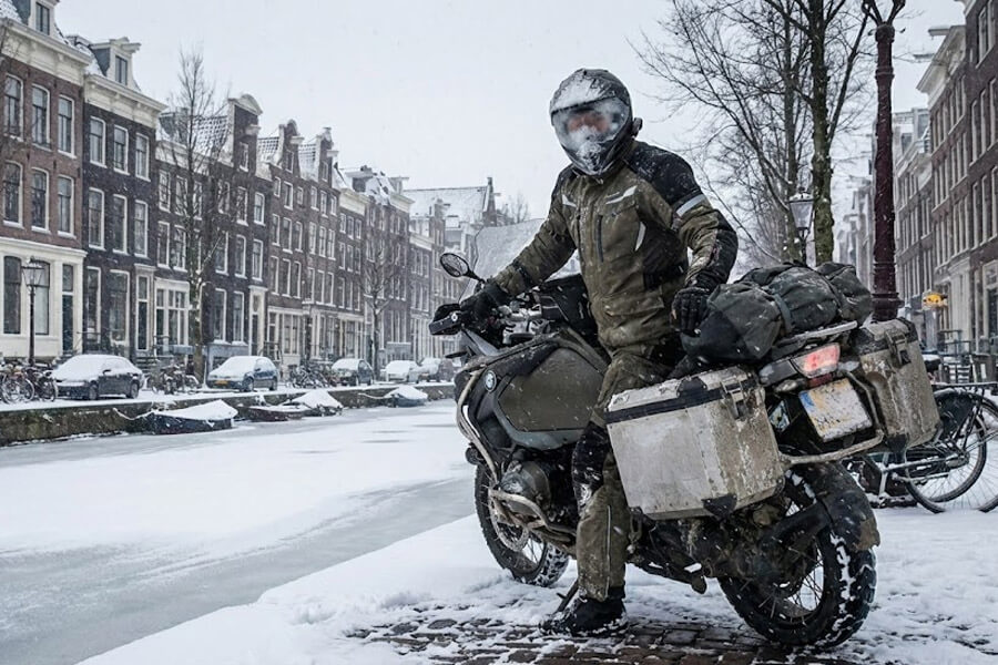Riding Your Motorcycle in Winter