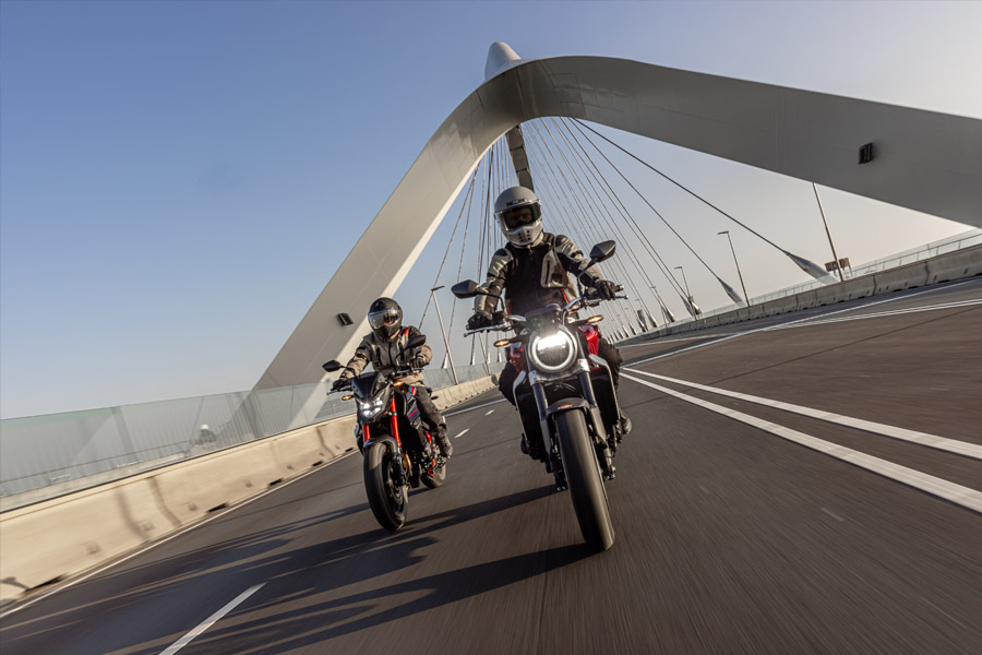 Riding a motorcycle in Belgium