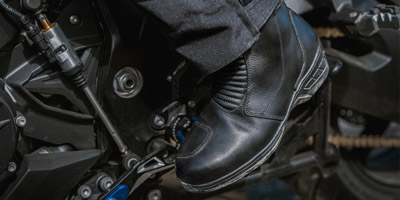 Maintaining motorcycle boots