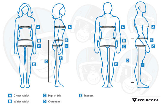 Revit Jacket Size Chart